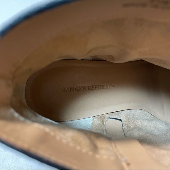 Banana Republic black suede ankle booties - Picture 6 of 12